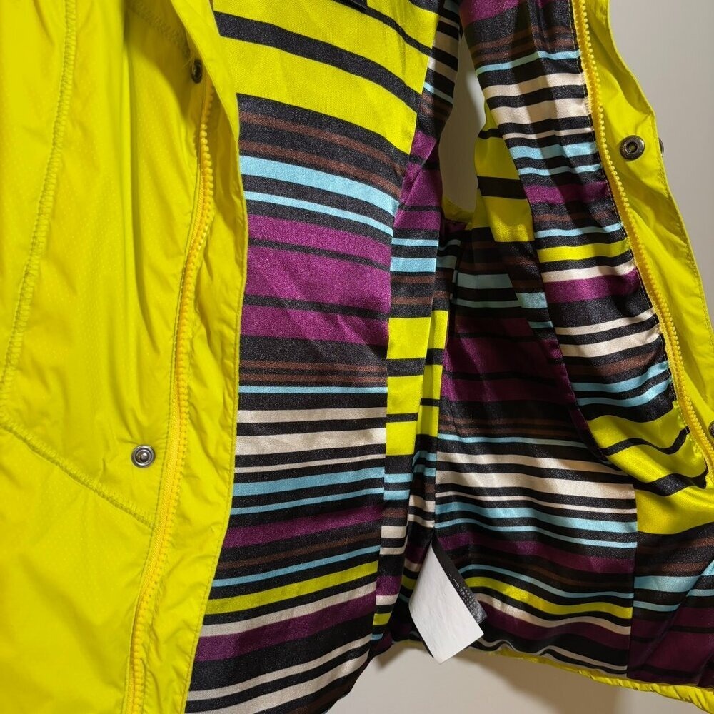Burton Women's Hooded Puffer Vest – Bright Yellow Winter Layer‎ - Picture 10 of 16